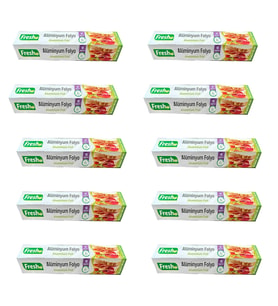 Fresh-Up Ev Tipi Alüminyum Folyo - 30 Cm. x 10 Metre - 10 Paket
