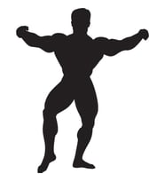 BODY GYM FOLYO STİCKER 100cm Uzunluk (Karışık)