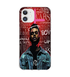 Iphone 11 Uyumlu The Weeknd Tasarımlı Şeffaf Telefon Kılıfı