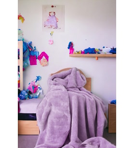 Tiny Wellsoft Bebek - Çocuk Battaniyesi Lila 100x100 Cm