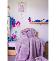 Tiny Wellsoft Bebek - Çocuk Battaniyesi Lila 100x100 Cm