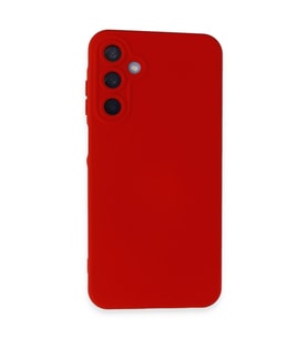 Galaxy A35 5G Kılıf Nano Içi Kadife Silikon - Kırmızı