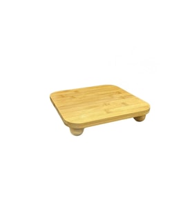 BAMBU TOP AYAKLI KARE SUNUM VE KESİM PANOSU