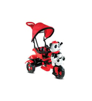 Babyhope 127 Panda Ebeveyn Kontrollü Üç Teker Bisiklet Çocuk Bisikleti (Kırmızı)