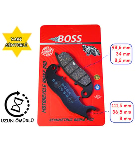 Honda Pcx 125 Ön Fren Disk Balatası (2021-....) Boss Sfa693 Fa465