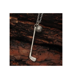 Golf Unisex Kolye (Gümüş)
