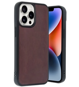 iPhone 14 Pro Max Kılıf Aras Deri Kapak - Bordo