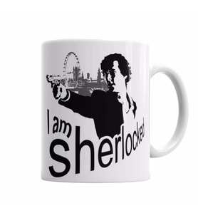 I Am Sherlocked Kupa Bardak Porselen