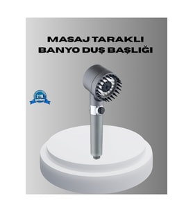 Ergonomik Tasarım Masaj Uçlu Duş Başlığı