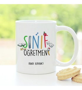 Sınıf Öğretmenine Hediye Kupa Bardak