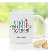 Sınıf Öğretmenine Hediye Kupa Bardak