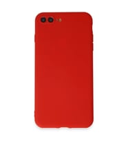 Apple İphone 7 Plus Kılıf First Silikon - Kırmızı