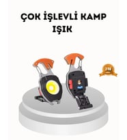 Şarj Edilebilir Çok Amaçlı Mini Fener – Güvenlik Düdüklü Kompakt ve Hafif Tasarım