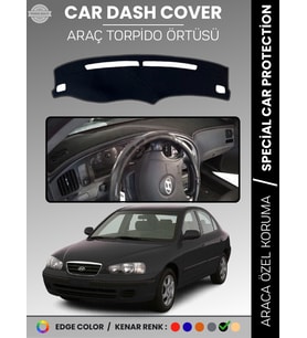 HYUNDAİ ELANTRA (1997-2006) Torpido Örtüsü Ön Panel Halı Araca Özel Çatlamayı Önler Kaymaz