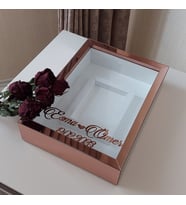 25X35 ROSEGOLD LEDSİZ FOTOĞRAF BÖLÜMLÜ ANI ÇERÇEVESİ- NİŞAN SÖZ GÜLLERİNİZ İÇİN ÇERÇEVELER