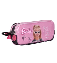 TMN 592896 BARBIE ÇİFT BÖLMELİ KALEM ÇANTASI 2703 PEMBE-SİYAH
