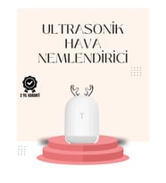 Mey İthalat® USB Şarjlı Mini USB Nemlendirici LED Işıklı Masaüstü Cihaz