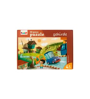 Şehirde - 40 Parça Yer Puzzle