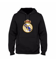 Real Madrid Kapşonlu Sweatshirt (Siyah)