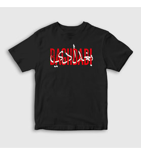 Presmono Unisex Çocuk Siyah Bağdat Baghdadi Iraq Irak T-Shirt 552847tt