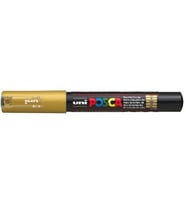 Uni Posca PC-1M Boyama Markörü 0.7 mm METALİK ALTIN 