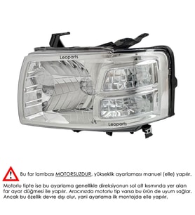 LEOPARTS Ford Ranger Far Lambası Sol (Motorsuz) 2007-2009 UR87-51-0L0D