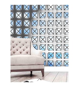 
Dreamwall Geometrik Şekilli Desenli Silinebilir Tekstil Duvar Kağıdı (Çok Renkli)