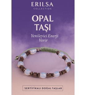 Sertifikalı Opal Taşı Bileklik – Sevgi, Huzur ve Yenileyici Enerji Kaynağı (Çok Renkli)