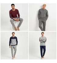 Erkek Pamuklu 4 Adet 2'li Pijama Takımı BB2240