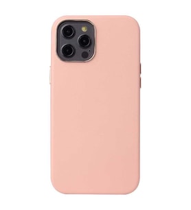 Uyumlu Model Apple iPhone 12 Pro Max Kılıf Magsafe Deri Lansman Kapak (Pembe)