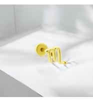 Glorria Altın Akrep Burcu Helix Piercing
