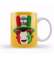 Football's Coming To Rome Kupa Bardak Porselen