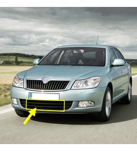 Skoda Octavia 2 2009-2012 Ön Tampon Alt Orta Izgara Plastik 1Z0853677C