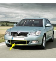 Skoda Octavia 2 2009-2012 Ön Tampon Alt Orta Izgara Plastik 1Z0853677C