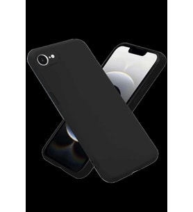 iPhone 16E Kılıf First Silikon - Siyah