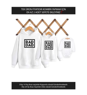 Rad Dad Baba Oğul Kız (TEK ÜRÜN FİYATIDIR KOMBİN YAPMAK İÇİN EN AZ 2 ADET SEPETE EKLEYİNİZ)