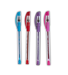 Tükenmez Kalem İğne Uçlu 4 Renk 1 Paket Faber Tükenmez Kalem (Karışık)