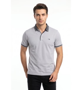 Erkek Polo Yaka Kısa Kollu Tişört Regular Kalıp T3000 BGL-ST05555