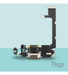 Apple İphone 11 PRO Full Şarj Soketi Filmi FLEX (GOLD)