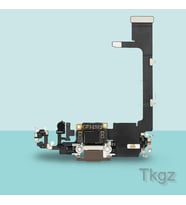 Apple İphone 11 PRO Full Şarj Soketi Filmi FLEX (GOLD)