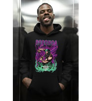 Tasarım Roronoa Zoro Baskılı Unisex Oversize One Piece Anime Karakter Hoodie