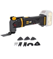 CAT DX41B 18Volt Kömürsüz Profesyonel Çok Amaçlı Devir Ayarlı Raspalama+14 Adet Aksesuar (Akü Dahil Değildir)