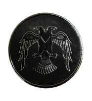 Çift Başlı Kartal Arması 3D Plastik Tpu, Yeni Tip, Cırtlı, (Çok Renkli)