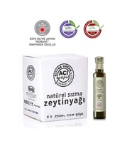ACI YEŞİL (BITTER GREEN) 250 ML 12'li ERKEN HASAT SOĞUK SIKIM NATUREL SIZMA ZEYTİNYAĞI