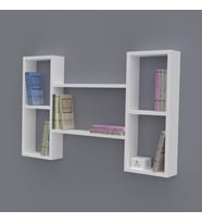 Kenzlife kitaplık gülsu 060*100*20 byz duvar rafı