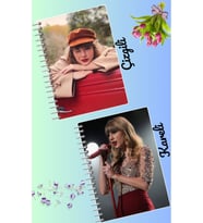 Taylor Swift defter seti 2 adet A4 boyutu 21*30 çizgili + kareli 60 syf