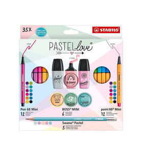 Stabilo Fosforlu Kalem Pastellove Mini Set 35,Li