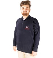 Mode XL Erkek Sweat Polo Selanik Young Rich 20444 Lacivert