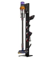 Dyson Uyumlu Dikey Süpürge Standı Dyson V15 V12 V11 V8 V7  Uyumlu Metal Stant Kare Taban (Siyah)