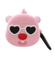 Microsonic Samsung Galaxy Buds FE Kılıf Cartoon Figürlü Silikon Crtn-Fgr-Gzlk-Pnd-Pmb (Çok Renkli)